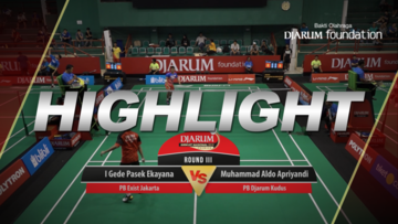 Muhammad Aldo Apriyandi (Djarum Kudus) VS I Gede Pasek Ekayana (Exist Jakarta)