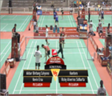Akbar Bintang Cahyono / Kevin Ersa (PB DJARUM) VS Hantoro / Ricky Alverino Sidharta (PB DJARUM)