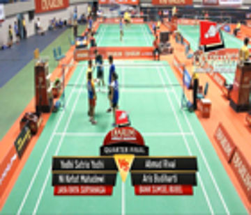 Yodhi Satrio Yodhi / NI Ketut Mahadewi (JAYA RAYA SURYANAGA) VS Ahmad Rivai / Aris Budiharti (BANK SUMSEL)