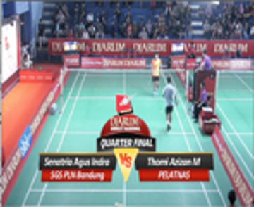 Senatria Agus Indra (SGS PLN BANDUNG) VS Thomi Azizan M (PELATNAS)