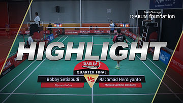 Bobby Setiabudi (Djarum Kudus) VS Rachmad Herdiyanto (Mutiara Cardinal Bandung)