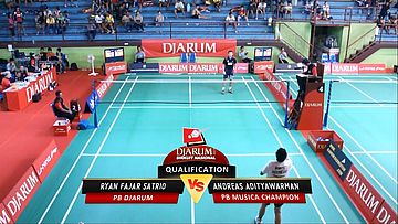 Ryan Fajar Satrio (PB DJARUM) VS Andreas Adityawarman (PB MUSICA CHAMPION)