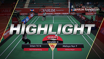Intan Tri Novianti S (SGS PLN Bandung) VS Melsya Nur Fitriani (Victory Bogor)