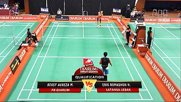 Reksy Aureza M (PB DJARUM) VS Erik Romadhon H (LATANSA LEBAK)