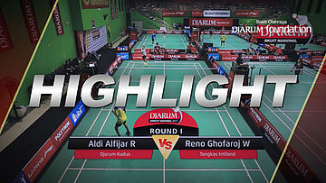 Aldi Alfijar Rachman (Djarum Kudus) VS Reno Ghofaroj Windi S (Tangkas Intiland)