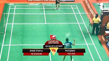 Dinar Dyah A (PB DJARUM) VS Mutiarani (SGS PLN) 