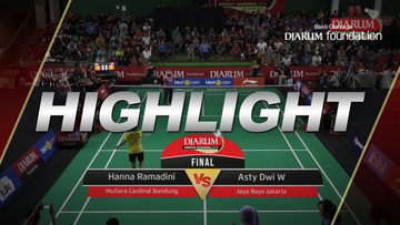 Hanna Ramadini (Mutiara Cardinal Bandung) VS Asty Dwi Widyaningrum (Jaya Raya Jakarta)