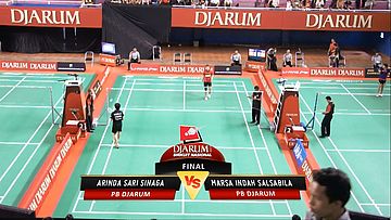 Arinda Sari S (PB DJARUM) VS Marsa indah Salsabila (PB DJARUM)