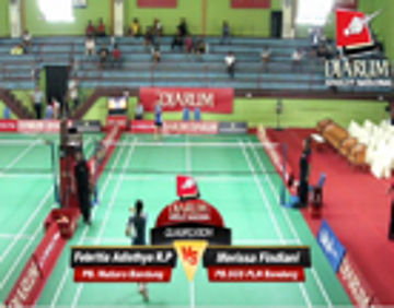 Febritia Adisthya RP (PB.MMUTIARA BANDUNG) VS Merissa Findiani (PB.SGS PLN BANDUNG)