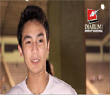 Persiapan Final Tunggal Dewasa Putra Alamsyah (PB PERTAMINA) Vs Thomi Azizan M (PELATNAS) 