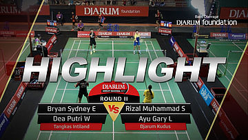 Bryan Sydney/Dea Putri (Tangkas Intiland) VS Rizal Muhammad/Ayu Gary L (Djarum Kudus)