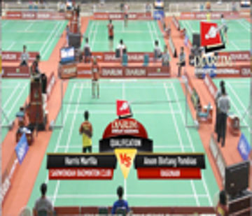 Harris Marfila (SARWENDAH BADMINTON CLUB) vs Anom Bintang Pambias (RAGUNAN)