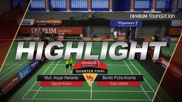 Muh Asqar Harianto (Djarum Kudus) VS Benito Putra Ananta (Exist Jakarta)