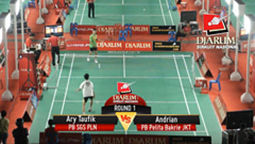 Andrian (PB Pelita Bakrie) VS Ary Taufik (PB SGS PLN)