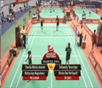 Chintia Rhizta Andreti / Ristya Ayu N.y (PB DJARUM) VS Sellawaty T. / Shinta Dwi H. (PB EXIST) 