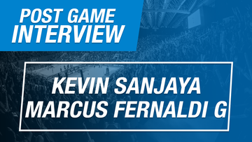 Blibli Indonesia Open 2018 - Post Game Interview Kevin Sanjaya/Marcus Fernaldi Gideon (INA)